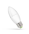 6W LED Kerzenlampe - C37, 160 Grad, 230V, E27