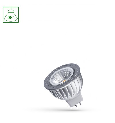 MR16 LED 12V 4W - COB, 38 Grad, Warmweiß, mit Glas, Spectrum