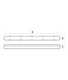 60cm 24W Limea LED Wannenleuchte - IP65, 2400lm, 4000K, transparente Abdeckung, Garage/Werkstatt