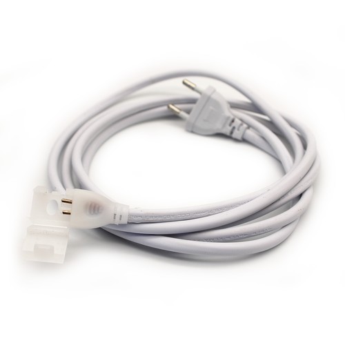 2m Stecker für 230V LED-Streifen (Typ X-2) - Inkl. Endkappe, 230V