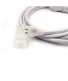 2m Stecker für 230V LED-Streifen (Typ X-2) - Inkl. Endkappe, 230V