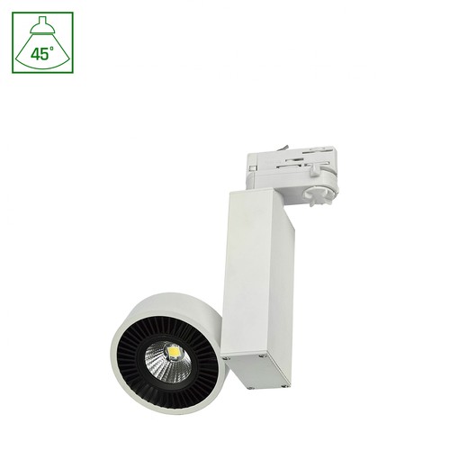 MADARA COB LED 230V 10W - IP20, 45°, Warmweiß, Schiene, Licht