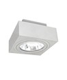 AR111 GU10 Aufbaustrahler, weiß - Quadratisch, verstellbar, 14,5 x 14,5 x 8,5 cm, ohne Leuchtmittel
