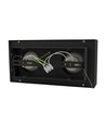 Mirora AR111 X2 Doppel-Aufbaustrahler - Schwarz, rechteckig, verstellbar, für 2x GU10, 29,3 x 14,5 cm