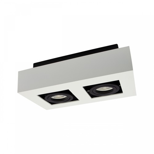 GU10 Wandleuchte mit Up/Down Light - IP44 Außen, schwarz, ohne Leuchtmittel