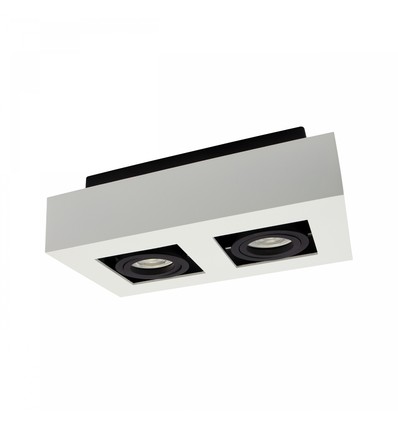 GU10 Wandleuchte mit Up/Down Light - IP44 Außen, schwarz, ohne Leuchtmittel