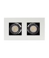GU10 Wandleuchte mit Up/Down Light - IP44 Außen, schwarz, ohne Leuchtmittel