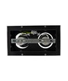 GU10 Wandleuchte mit Up/Down Light - IP44 Außen, schwarz, ohne Leuchtmittel