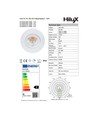 D3 Tilt360 Full Spectrum LED Einbaustrahler RA97 - 2700K, Weiß