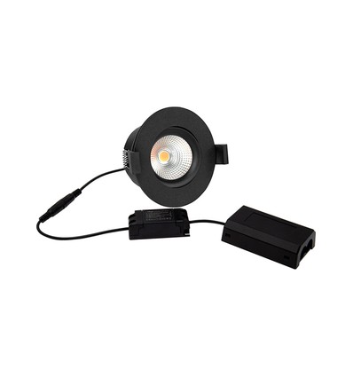 HiluX D8 Tilt360 - Full-Spektrum LED Einbaustrahler, RA97, 2700K, Schwarz