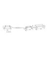 HiluX D8 Tilt360 - Full-Spektrum LED Einbaustrahler, RA97, 2700K, Schwarz