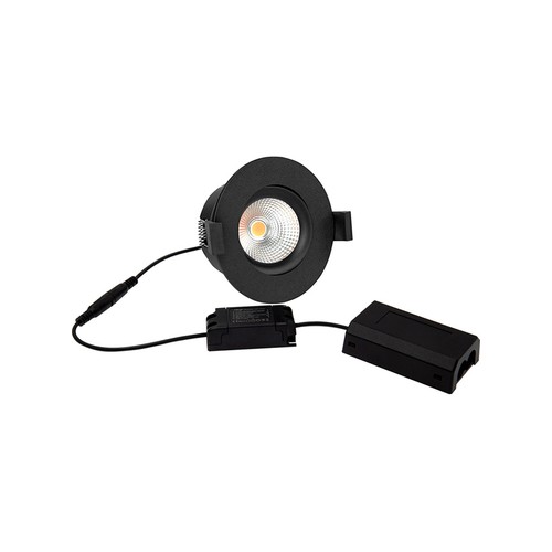 D8 Tilt360 LED-Einbaustrahler RA97 - 3000K, Schwarz