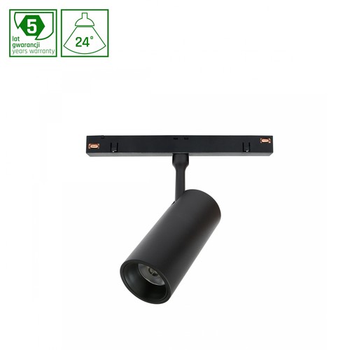 10W SHIFT Spot M - 24°, Schwarz, 44x157x178mm, 2-Phasen
