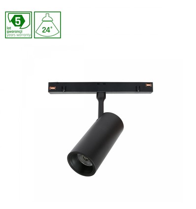 10W SHIFT Spot M - 24°, Schwarz, 44x157x178mm, 2-Phasen