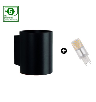 Set: Squalla G9 Rohr + 4W LED Leuchtmittel - 6000K (Kaltweiß)