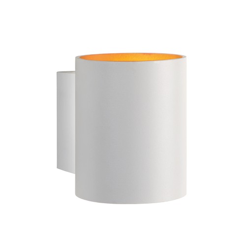 G9 Squalla Tube type - IP20, Weiß, Gold, ohne Leuchtmittel