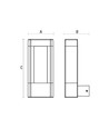 Torre LED 10W IP54 Wandleuchte