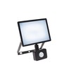 30W LED Fluter mit Sensor - 6000K (Kaltweiß), Schwarz