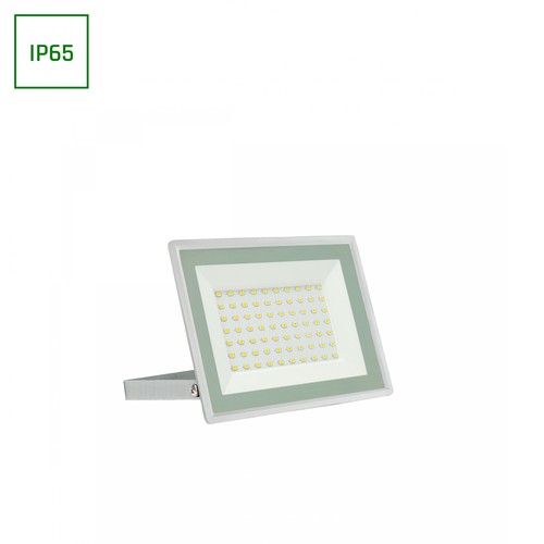50W LED Flutlicht - IP65, Weiß, Arbeitsleuchte, Warmweiß, 18x14x2.7cm