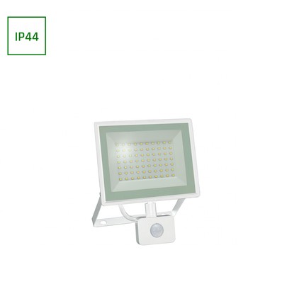 50W Noctis Lux 3 LED Fluter mit Sensor - 4000K, IP44, weiß, Außenbereich