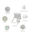 50W Noctis Lux 3 LED Fluter mit Sensor - 4000K, IP44, weiß, Außenbereich