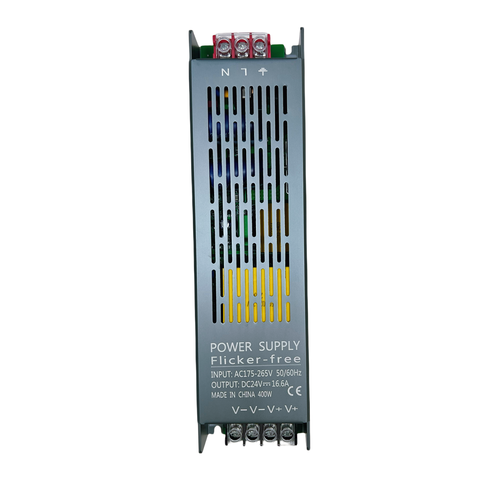 400W / 24V DC Netzteil - 16.6A, IP20, Flickerfrei