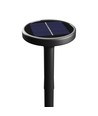 1W Solar-Gartenleuchte mit Spieß CCT - 3 Lichtfarben, höhenverstellbar, IP65, schwarz