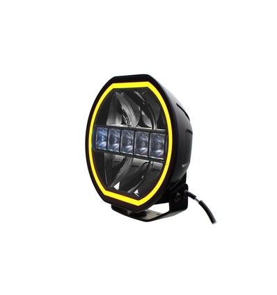 108W 7'' Beam HEXA, LED Fernscheinwerfer - E-geprüft, Dual-Positionslicht, Arbeitsscheinwerfer