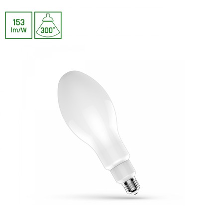 E27 36W LED-Lampe - 360°, mattiertes Glas