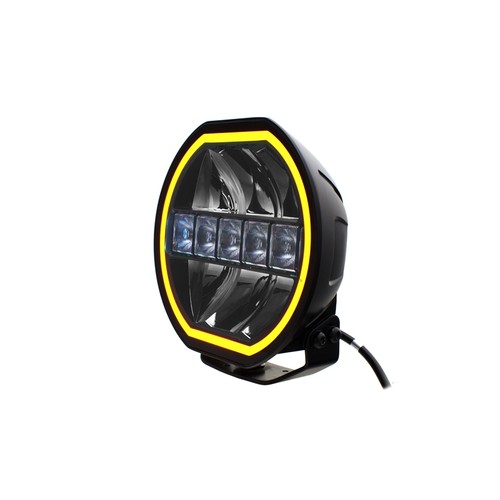 144W 9'' Beam HEXA - E-geprüft, LED Fernscheinwerfer, Dual-Positionslicht, Arbeitsscheinwerfer