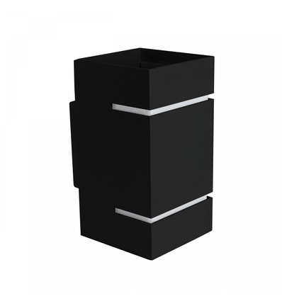 Squalla Wandleuchte G9 - Lumo, ohne Leuchtmittel, 230V, IP20, 80x150, schwarz, quadratisch
