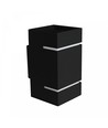 Squalla Wandleuchte G9 - Lumo, ohne Leuchtmittel, 230V, IP20, 80x150, schwarz, quadratisch