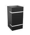 Squalla Wandleuchte G9 - Lumo, ohne Leuchtmittel, 230V, IP20, 80x150, schwarz, quadratisch