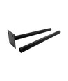 V-Tac 3m Laternenpfahl für Gartenlampen - Aluminium, Ø75mm, Schwarz