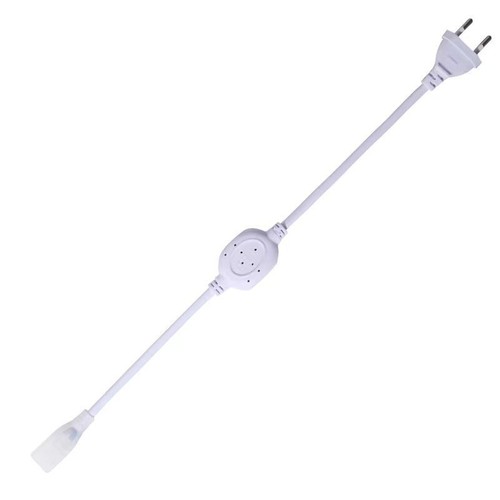 Stecker für D15 CLIP-ON Neon Flex LED - Inkl. Endkappe, IP67, 230V