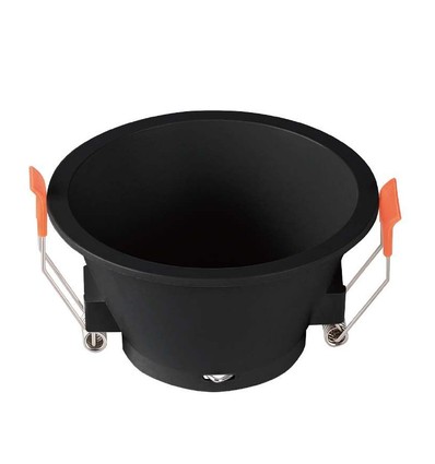 MR16 oder GU10 Downlight, blendfrei - Ohne Leuchtmittel, schwarz, Lochausschnitt: Ø8,3 cm, Maße: Ø9,3 cm