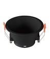 MR16 oder GU10 Downlight, blendfrei - Ohne Leuchtmittel, schwarz, Lochausschnitt: Ø8,3 cm, Maße: Ø9,3 cm