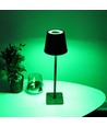 Wiederaufladbare LED-Tischlampe für Innen/Außen - RGB+CCT, Touch-dimmbar, IP54 für den Außenbereich