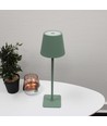 Wiederaufladbare LED-Tischlampe Innen/Außen - Grün, Touch-Dimmbar, CCT, IP54 für den Außenbereich