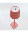 Wiederaufladbare LED-Tischlampe Innen/Außen - Pink, Touch-Dimmer, CCT, IP54 für den Außenbereich