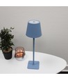 Wiederaufladbare LED-Tischlampe Innen/Außen - Hellblau, Touch-dimmbar, CCT, IP54 für den Außenbereich