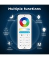 Gledopto RGB+CCT Touch-Fernbedienung - 6 Zonen, Batterie