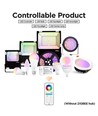 Gledopto RGB+CCT Touch-Fernbedienung - 6 Zonen, Batterie