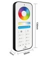 Gledopto RGB+CCT Touch-Fernbedienung - 6 Zonen, Batterie