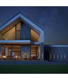 4W Luna Up/Down Wandleuchte - IP54 Außen, CCT, 3 Lichtfarben, weiß, inkl. LED