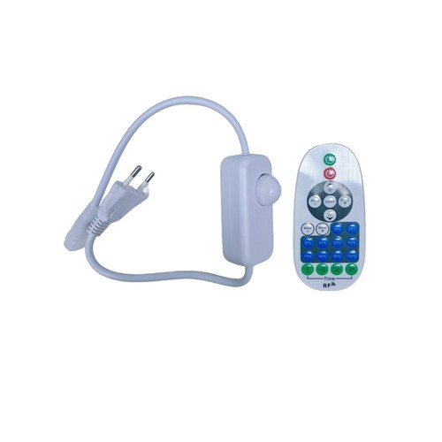 Kabeldimmer - Inkl. Endkappe und Fernbedienung, für 230V CLIP-ON 8x16 Neonflex, max. 50 m
