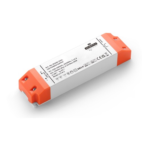 Snappy 60W / 24V DC Netzteil - 2,5A, IP20 Innenbereich