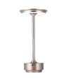 Wiederaufladbare LED-Tischlampe - Silber, Touch-dimmbar, CCT, IP20