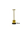 Wiederaufladbare LED-Tischlampe mit kabellosem Laden - Gold, IP54 Innen/Außen, Touch-dimmbar