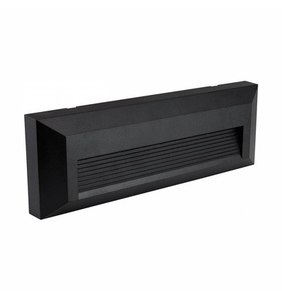 6W Encanta Asymmetric CCT Wandleuchte - IP54, schwarz, 750lm, 3 Lichtfarben, Fassade/Außen